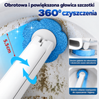 Higieniczna szczotka toaletowa z wymiennymi wkładami