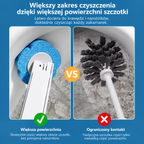 Higieniczna szczotka toaletowa z wymiennymi wkładami